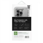 UNIQ Combat iPhone 16 Pro 6.3" Magclick Charging case gray/stone gray - imagine 5