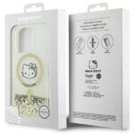Hello Kitty HKHMP16XLGDIH iPhone 16 Pro  Max 6.9" white gold hardcase Liquid Glitter Fev - imagine 8