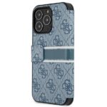 Guess GUBKP13X4GDBL iPhone 13 Pro Max 6,7" blue book 4G Stripe - imagine 4
