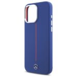 Mercedes MEHMP16X23SUMRV iPhone 16 Pro Max 6.9" navy hardcase Silicone Red Stripe MagSafe - imagine 6