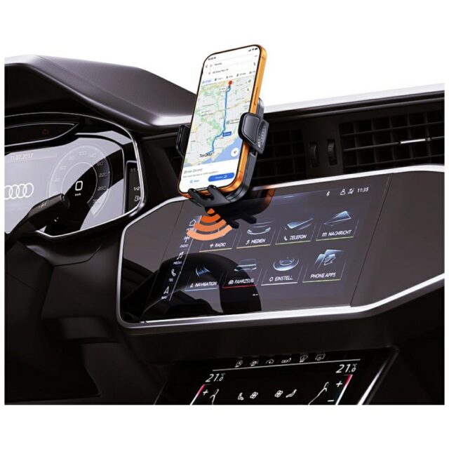 Car charger USAMS CC328 30W 1xUSB-A 1xUSB-C Bluetooth FM tarnish - imagine 4