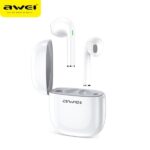 AWEI Bluetooth 5.0 T28 TWS headphones + docking station white - imagine 2