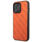 Karl Lagerfeld KLHCP13XPTLO iPhone 13 Pro Max 6,7" hardcase orange Perforated Allover - imagine 2