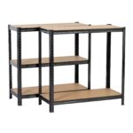 Extralink Metal Storage Rack 180x90x40 Black - imagine 2