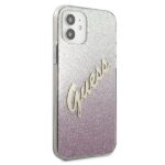 Guess GUHCP12SPCUGLSPI iPhone 12 mini 5,4" pink hardcase Glitter Gradient Script - imagine 4