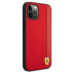 Ferrari FESAXHCP12LRE iPhone 12 Pro Max 6,7" red hardcase On Track Carbon Stripe - imagine 4