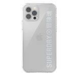 SuperDry Snap iPhone 12/12 Pro Clear Case srebrny/silver 42591 - imagine 2
