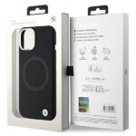 Case BMW BMHMP15MSILBK2 iPhone 15 Plus / 14 Plus 6.7" black Signature Liquid Silicone MagSafe - imagine 8