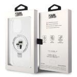 Karl Lagerfeld KLHMP13XHMRSKCH iPhone 13 Pro Max 6.7" white hardcase Ring Stand Karl&Choupettte - imagine 8
