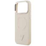 Guess Triangle Logo MagSafe Case for iPhone 17 Pro Beige - imagine 6