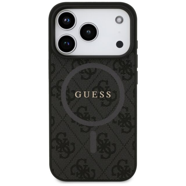 Guess 4G Ring Classic Logo MagSafe case for iPhone 17 Pro black - imagine 3