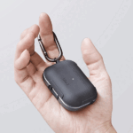 UNIQ Valencia Case AirPods Pro midnight black Antimicrobial - imagine 4