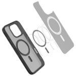 Spigen Ultra Hybrid "T" MAG iPhone 16 Pro Max 6.9" MagSafe frost black ACS08507 - imagine 5