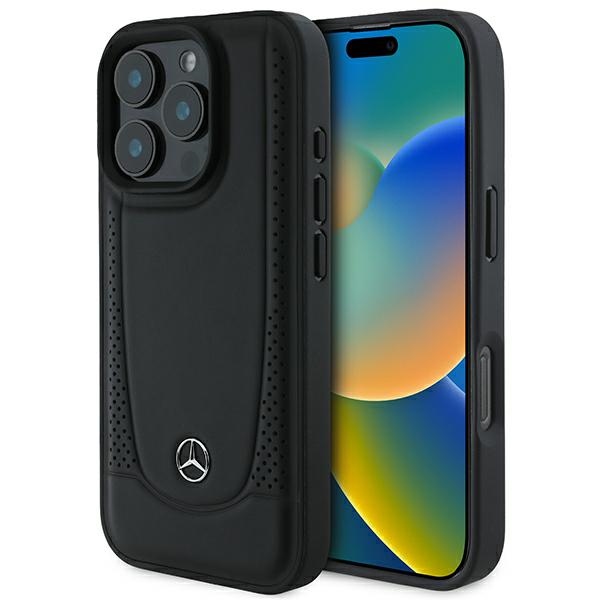 cps-c6e653b15146e2b743870c7fe509f29e-2025-12-06-20-28-03 Mercedes MEHCP16XARMBK iPhone 16 Pro Max 6.9" czarny/black hardcase Leather Urban - imagine 1