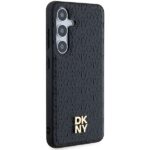 DKNY DKHMS24SPSHRPSK S24 S921 black hardcase Leather Pattern Metal Logo MagSafe - imagine 4