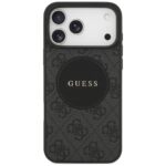 Case Guess 4G Circle Classic Logo        MagSafe for iPhone 17 Pro Max black - imagine 3