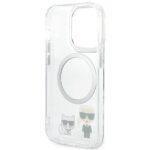 Karl Lagerfeld KLHMP14LHKCT iPhone 14 Pro 6,1" hardcase transparent Karl & Choupette Al - imagine 7