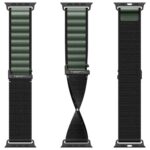 Pasek Spigen WBF1 do Apple Watch          6/7/8/9/10/11/SE/SE 3/Ultra 1/Ultra 2/ Ultra 3 44/45/46/49mm czarno-zielony - imagine 8