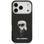 Karl Lagerfeld IML Aquarelle Karl & Logo MagSafe Case for iPhone 17 Pro Black - imagine 3