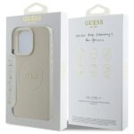 Guess GUHMP16XPGHSMME iPhone 16 Pro Max 6.9" beige hardcase Grained Ring MagSafe - imagine 8