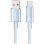 Cable USAMS Cloud Series US-SJ658 6A USB-A to USB-C 1.2m blue