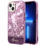 Guess GUHCP14MHGPLHF iPhone 14 Plus / 15 Plus 6.7" fuschia hardcase Porcelain Collection