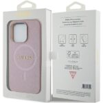 Guess GUHMP15XPSAHMCP iPhone 15 Pro Max 6.7"pink hardcase Saffiano MagSafe - imagine 7