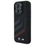 BMW BMHMP16X23SLIK iPhone 16 Pro Max 6.9" black hardcase Silicone Turning Lines MagSafe - imagine 2