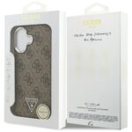 Case Guess 4G Triangle Logo MagSafe for iPhone 17 brown - imagine 8