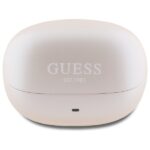 Guess Bluetooth headphones GUTWST88MCTGP TWS + docking station pink Capsule Printed Logo - imagine 2