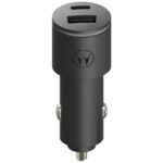 Car charger Motorola TurboPower 45W Dual USB-A/USB-C with cable USB-C 1m black - imagine 5