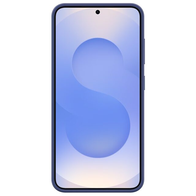 Samsung Silicone case for Galaxy S25 blue - imagine 2