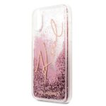 Karl Lagerfeld KLHCPXTRKSRG iPhone X/Xs rose gold Glitter Signature - imagine 6