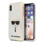 Karl Lagerfeld KLHCPXPCKHML iPhone X/Xsmulticolor hardcase Iridescent Karl`s Head