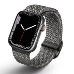 UNIQ Aspen Strap Apple Watch 44/42/45 mm Series 1/2/3/4/5/6/7/8/SE/SE2/SE3 Braided DE pebble grey
