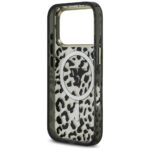 Guess Leopard Glitter MagSafe Case for iPhone 17 Pro Black - imagine 7