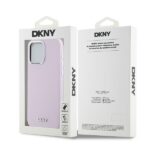 DKNY DKHMP15XSMCHLP iPhone 15 Pro Max 6.7" pink hardcase Liquid Silicone Small Metal Logo MagSafe - imagine 8