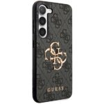 Guess GUHCS24S4GMGGR S24 S921 black hardcase 4G Big Metal Logo - imagine 4