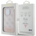 Guess GUHCP15LG4GLPI iPhone 15 Pro 6.1" pink hardcase 4G Stripe Collection - imagine 8