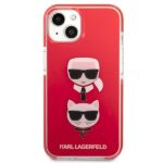 Karl Lagerfeld KLHCP13STPE2TR iPhone 13 mini 5,4" hardcase red Karl&Choupette Head - imagine 3
