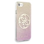 Guess GUHCI8PCUGLPGG iPhone 7/8/SE 2020/ SE 2022 gold pink hard case Glitter Gradient 4 - imagine 5