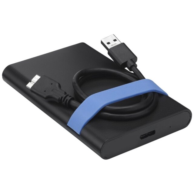Verbatim Metal Enclosure for Drive Store 'n' Go 2.5" USB 3.2 Black 53106 - imagine 6