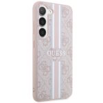 Guess GUHCS23SP4RPSP S23 S911 pink hardcase 4G Printed Stripe - imagine 4