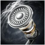 Wireless headphones AWEI TP100 ENC   Bluetooth 5.4 TWS + docking station black - imagine 6