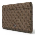 Guess Sleeve GUCS16P4TW 16" brown 4G Uptown Triangle logo - imagine 2