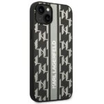 Karl Lagerfeld KLHCP14MPGKLSKG iPhone 14Plus / 15 Plus 6,7" hardcase grey Monogram Stripe - imagine 4