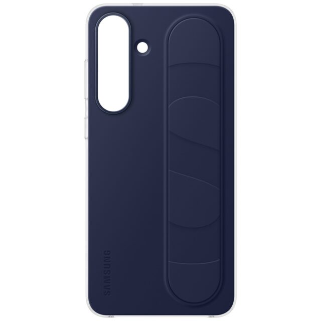 Samsung Standing Grip Case for Galaxy S25 FE Dark Blue - imagine 5