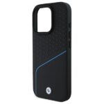 BMW BMHMP16X23RDCLK iPhone 16 Pro Max 6.9" black hardcase Sign Leather Textured And Line MagSafe - imagine 6