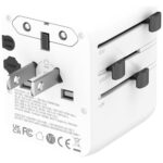 Travel adapter 4smarts Nomad GaN 20W 2C+1A white - imagine 7