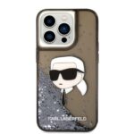 Karl Lagerfeld KLHCP14XLNKHCK iPhone 14 Pro Max 6,7" black hardcase Glitter Karl Head - imagine 3